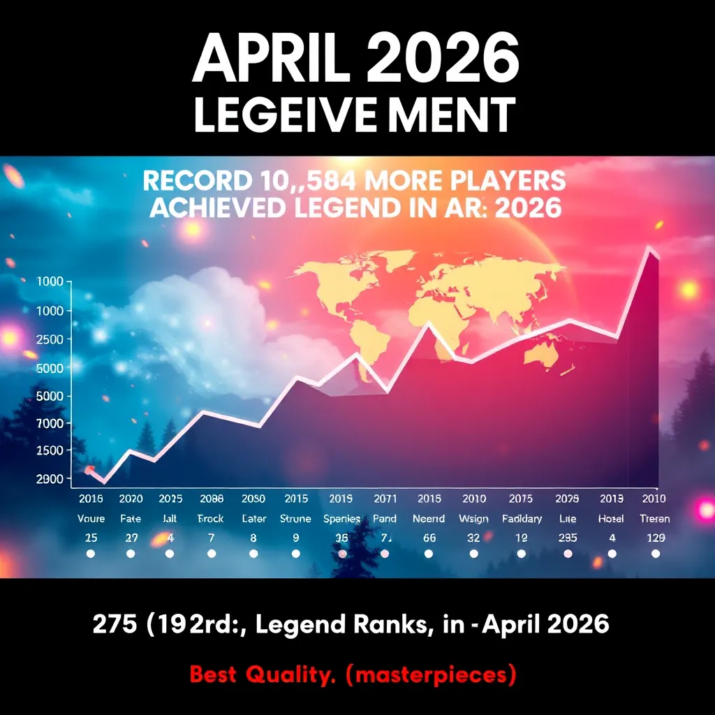 Record 10,584 More Players Achieved Legend in April 2026 : LevelUpTalk