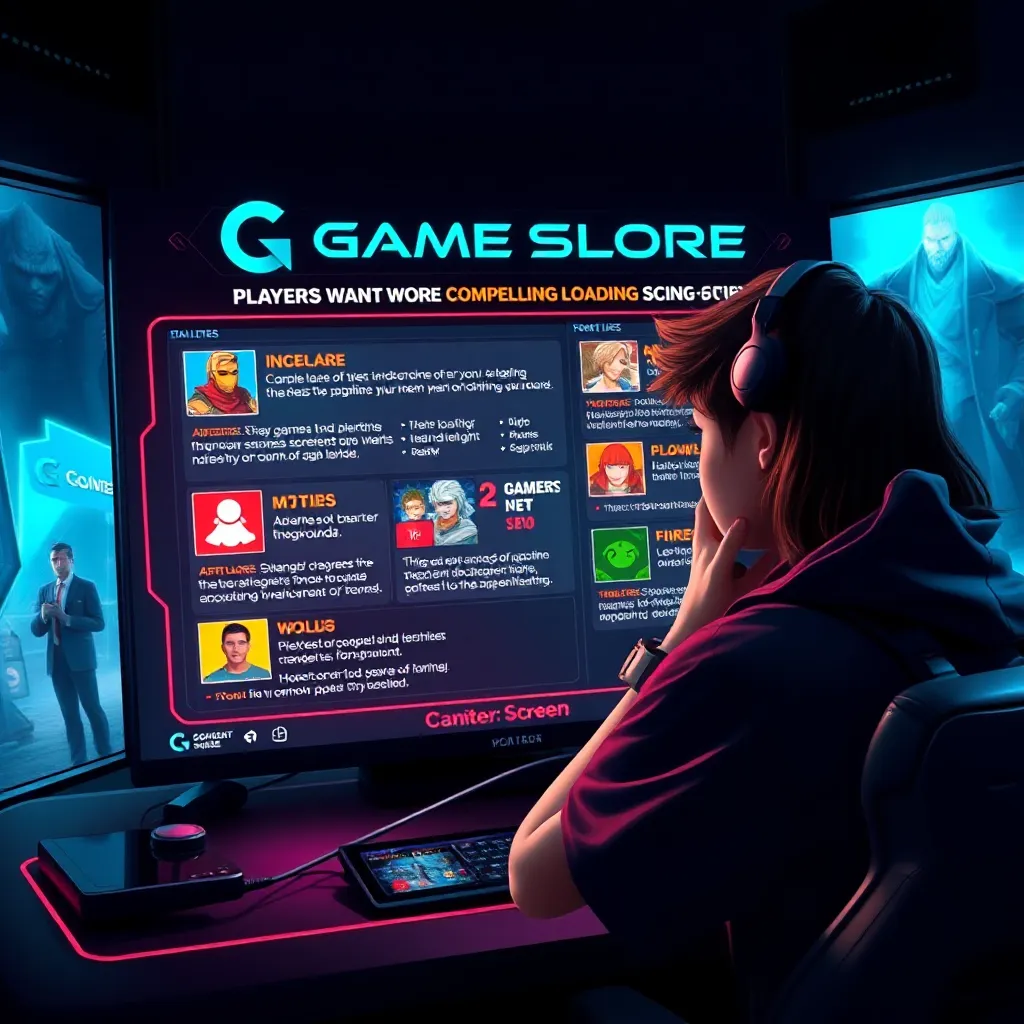 Player Loading Screen Players Want More Compelling Loading Screens to Explore : LevelUpTalk