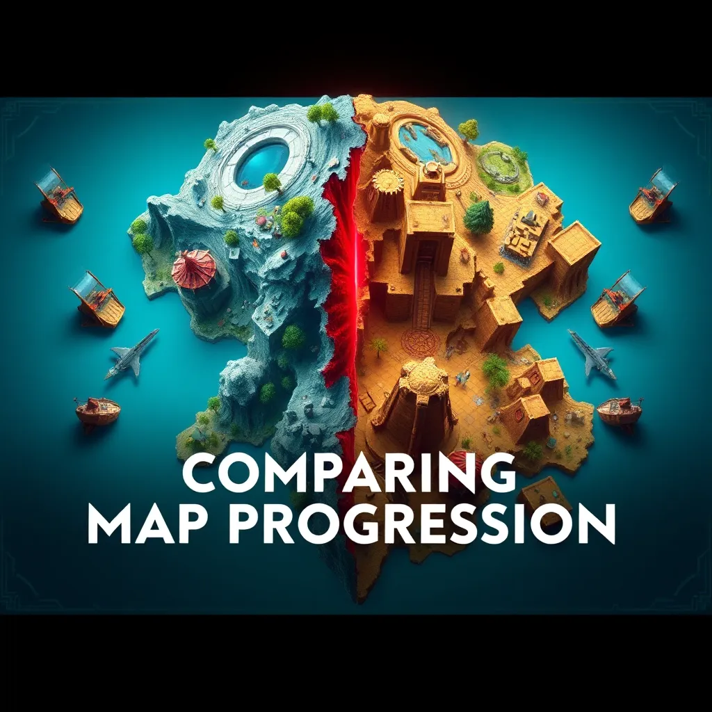 Comparing Map Progression in Chapters 5 and 6 : LevelUpTalk