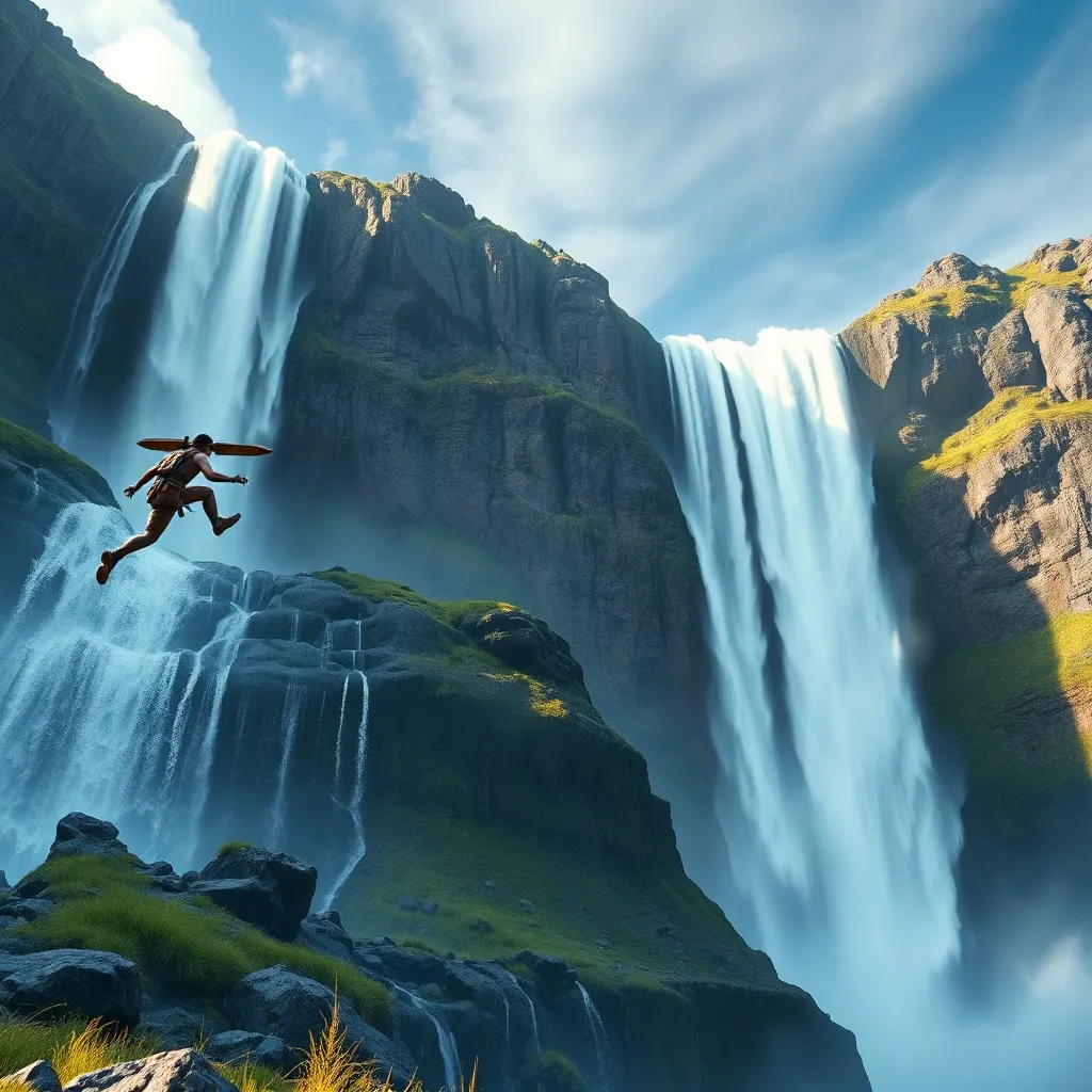 Initial Reactions to Massive Waterfall in Game Playthrough : LevelUpTalk