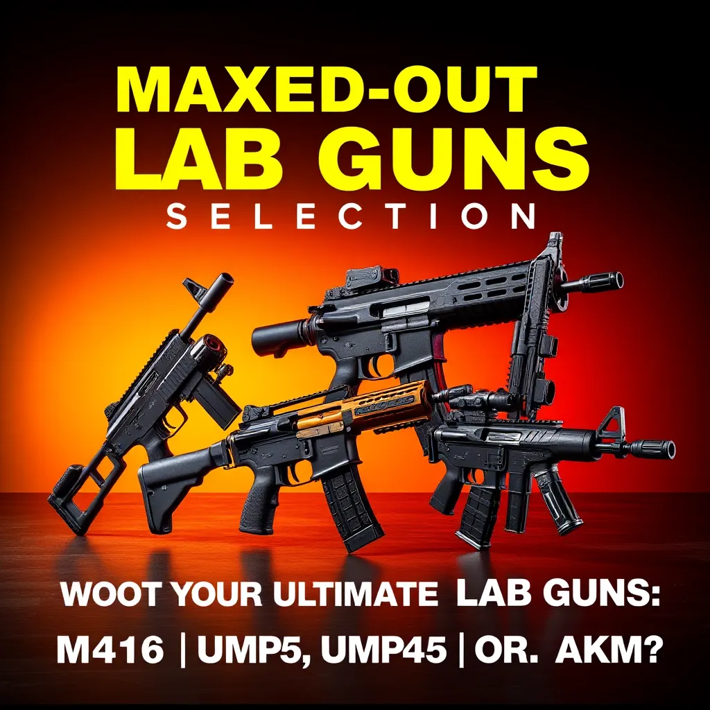 Choose Your Ultimate Lab Guns: M416, UMP45, or AKM? : LevelUpTalk