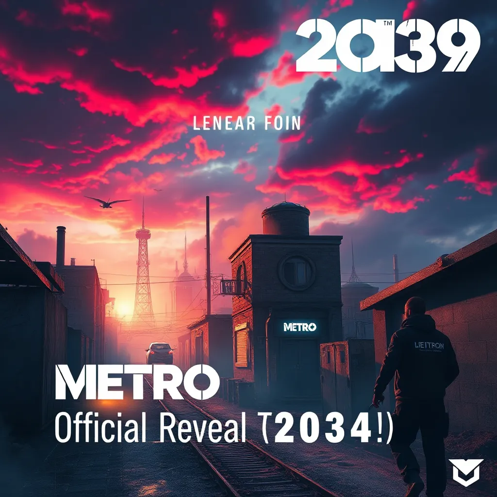 Explore the METRO 2039 Official Reveal Trailer Today! : LevelUpTalk