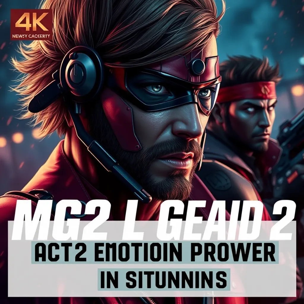 Experience the Emotional Power of MGS2 in Stunning 4K : LevelUpTalk