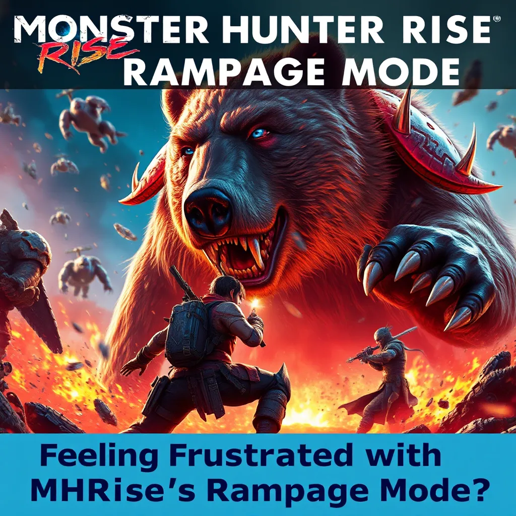 Feeling Frustrated with MHRise's Rampage Mode? : LevelUpTalk
