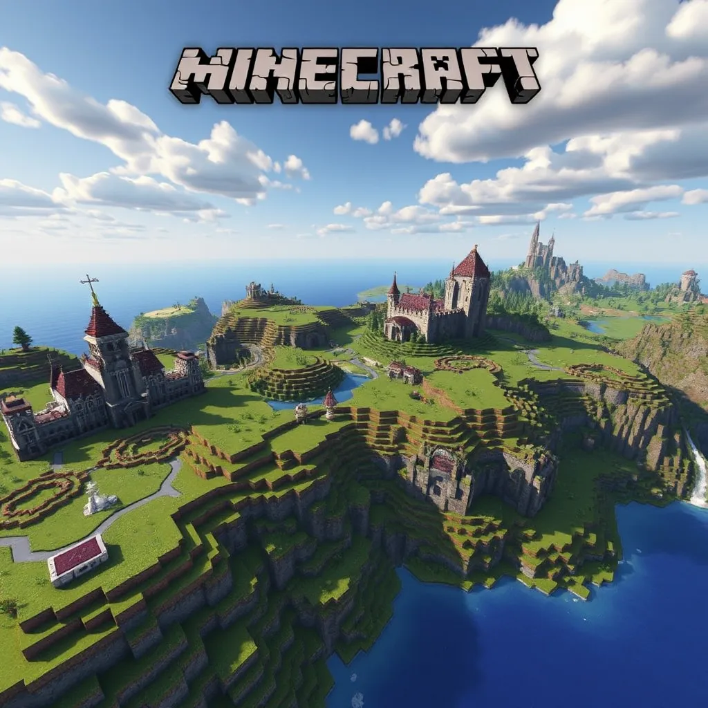 Transferring Elden Ring Map to Minecraft in Vanilla Style : LevelUpTalk
