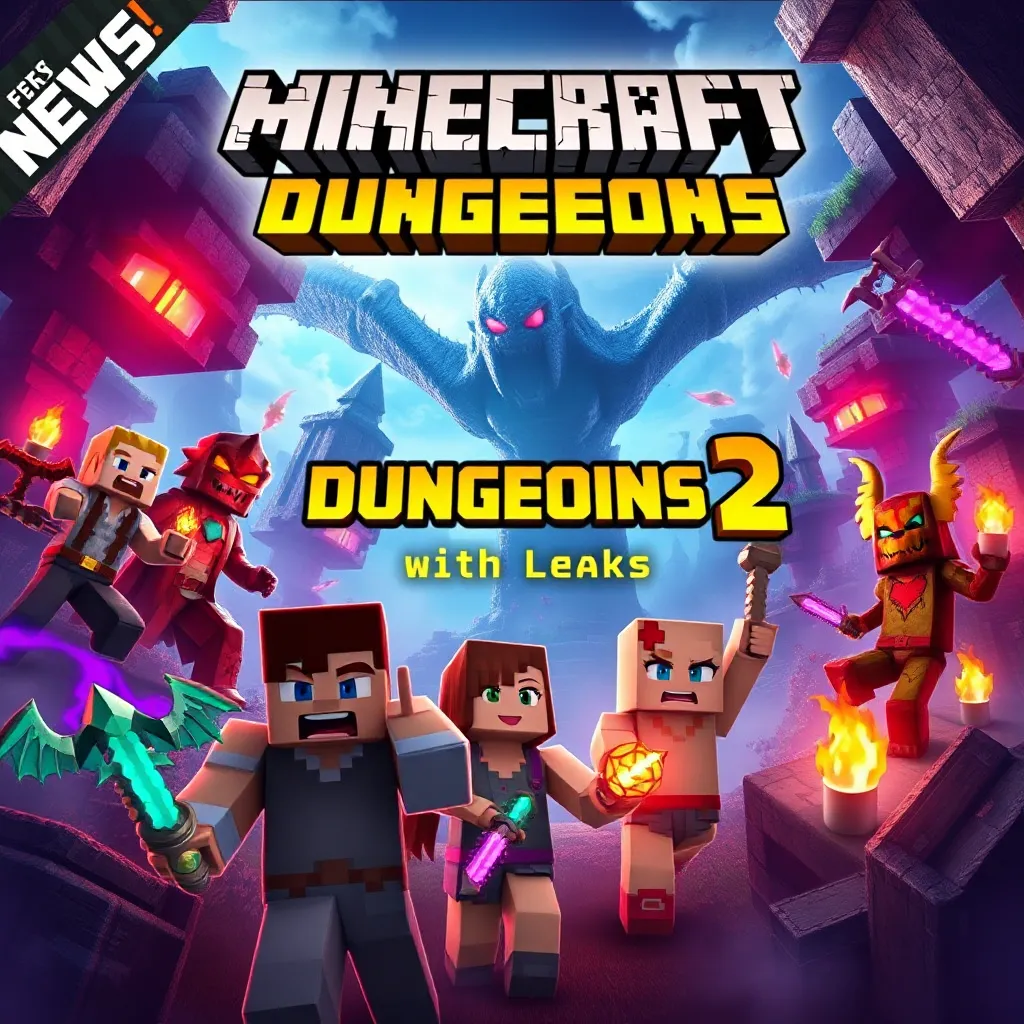 Minecraft Dungeons 2 Officially Announced with Leaks : LevelUpTalk