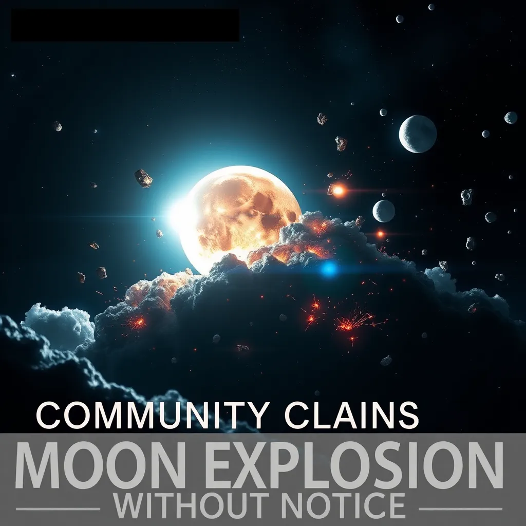 Community Claims Moon Exploded Without Notice : LevelUpTalk