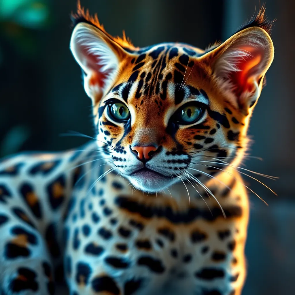 Stunning Ocelot Art by Talented Artist Captivates Viewers : LevelUpTalk