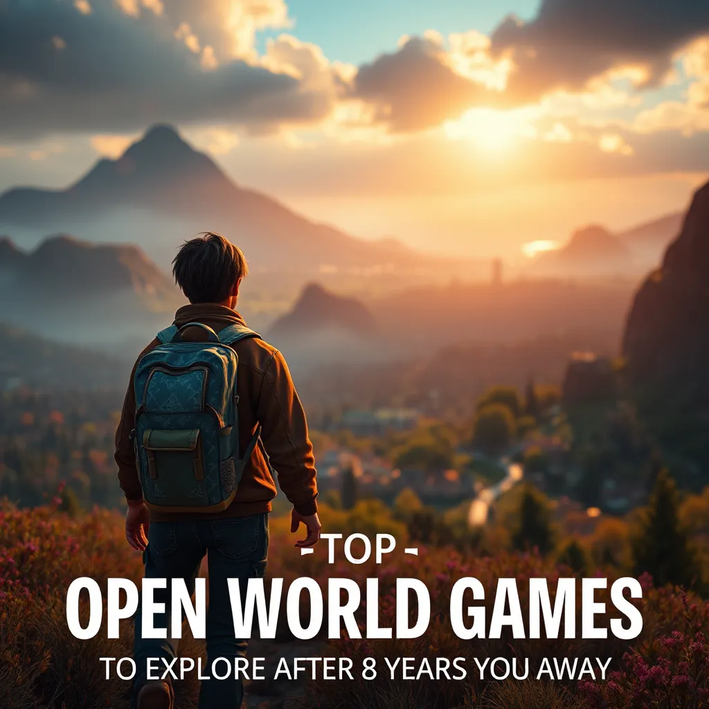 Top Open World Games to Explore After 8 Years Away : LevelUpTalk