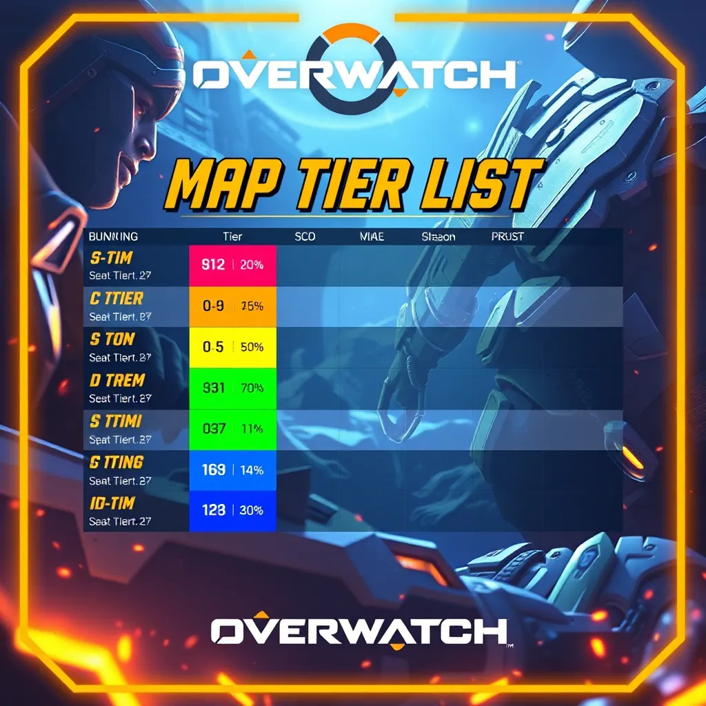 Overwatch Counter Map Personal Map Tier List: How I Rate Overwatch Maps : LevelUpTalk