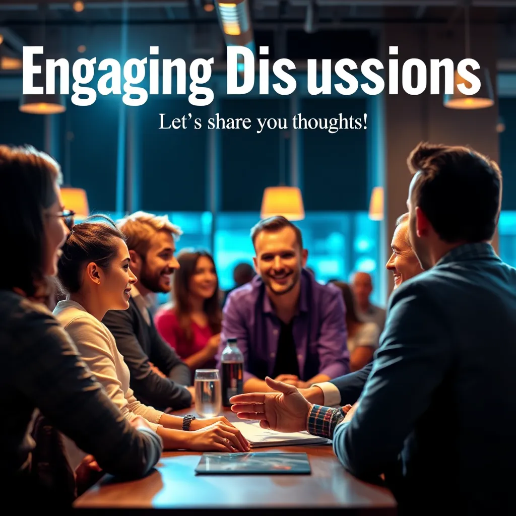 Engaging Discussions: Let's Share Our Thoughts! : LevelUpTalk