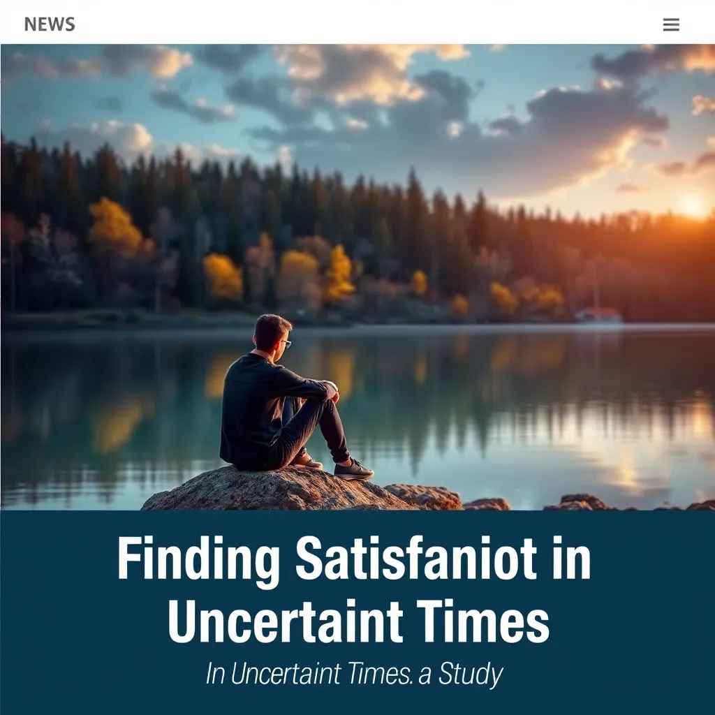 Finding Satisfaction in Uncertain Times: A Study : LevelUpTalk