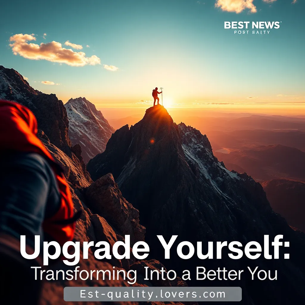 Upgrade Yourself: Transform Into a Better You Today! : LevelUpTalk