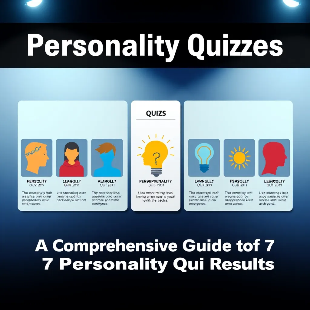 A Comprehensive Guide to 7 Personality Quiz Results : LevelUpTalk