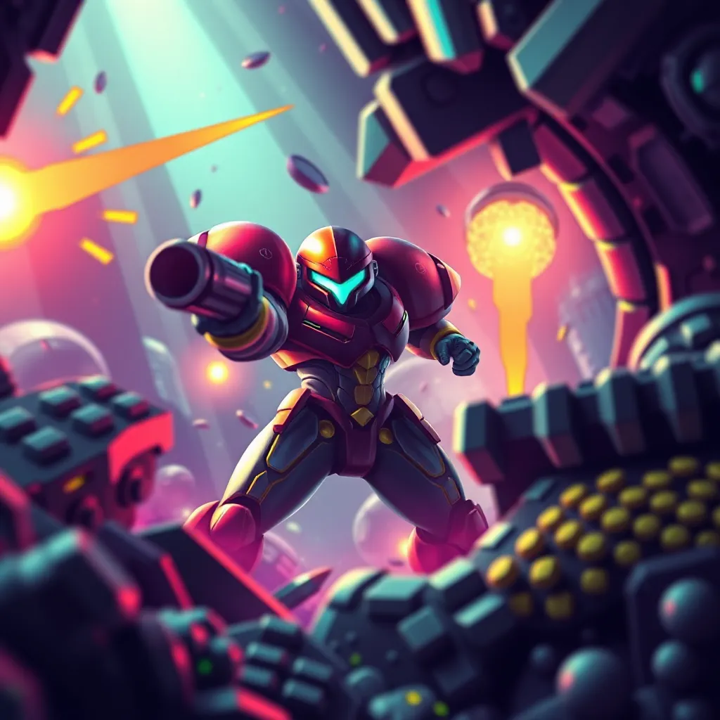 Innovative Pixel Art Remake of Super Metroid with New Effects : LevelUpTalk