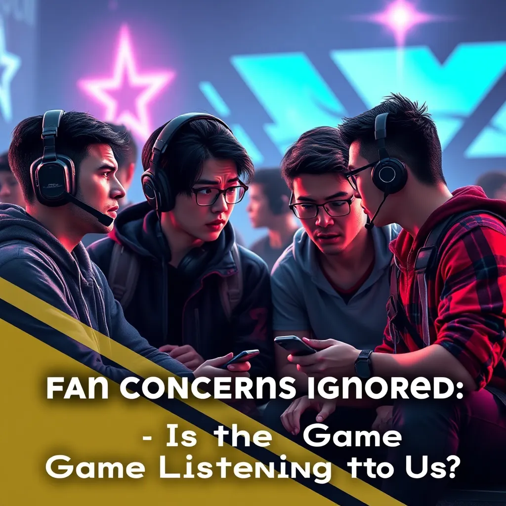 Fan Concerns Ignored: Is the Game Listening to Us? : LevelUpTalk