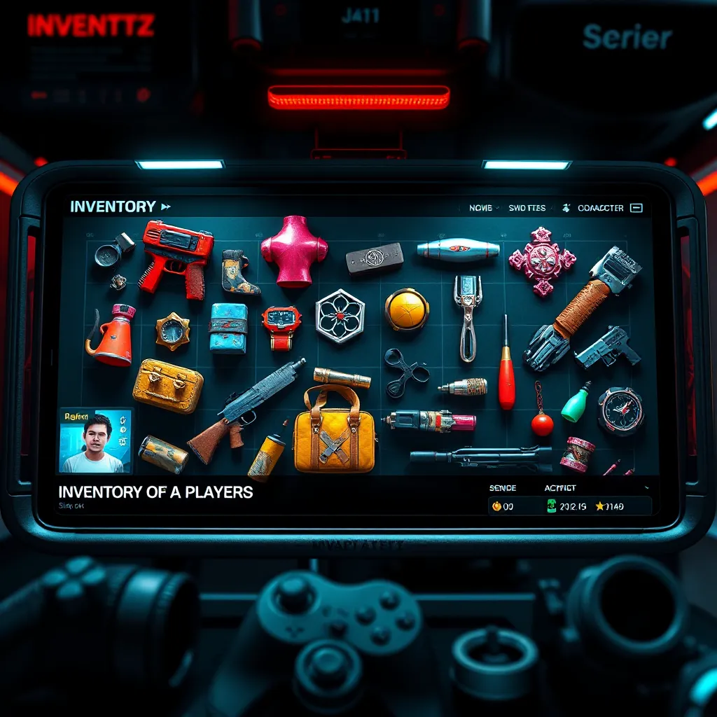 Player Inventory Text Inventory of a Player: Shocking Discoveries Uncovered : LevelUpTalk