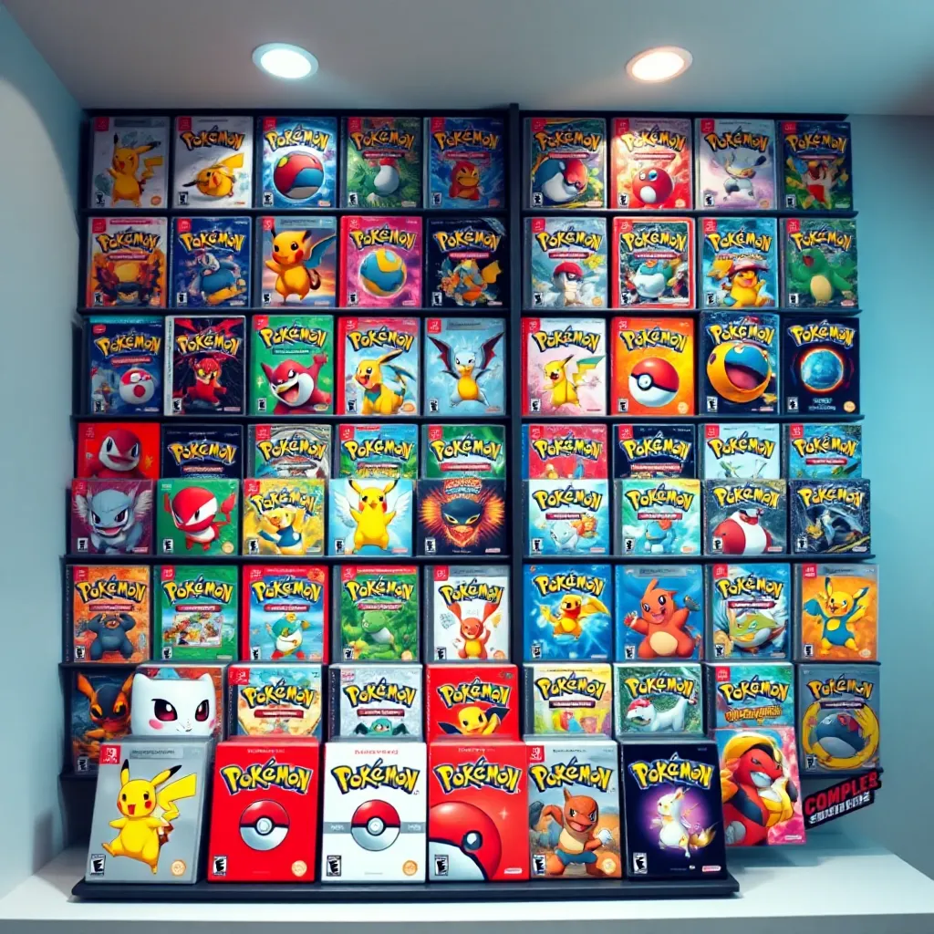 Pokémon Collector Completes Epic Game Collection Folders : LevelUpTalk