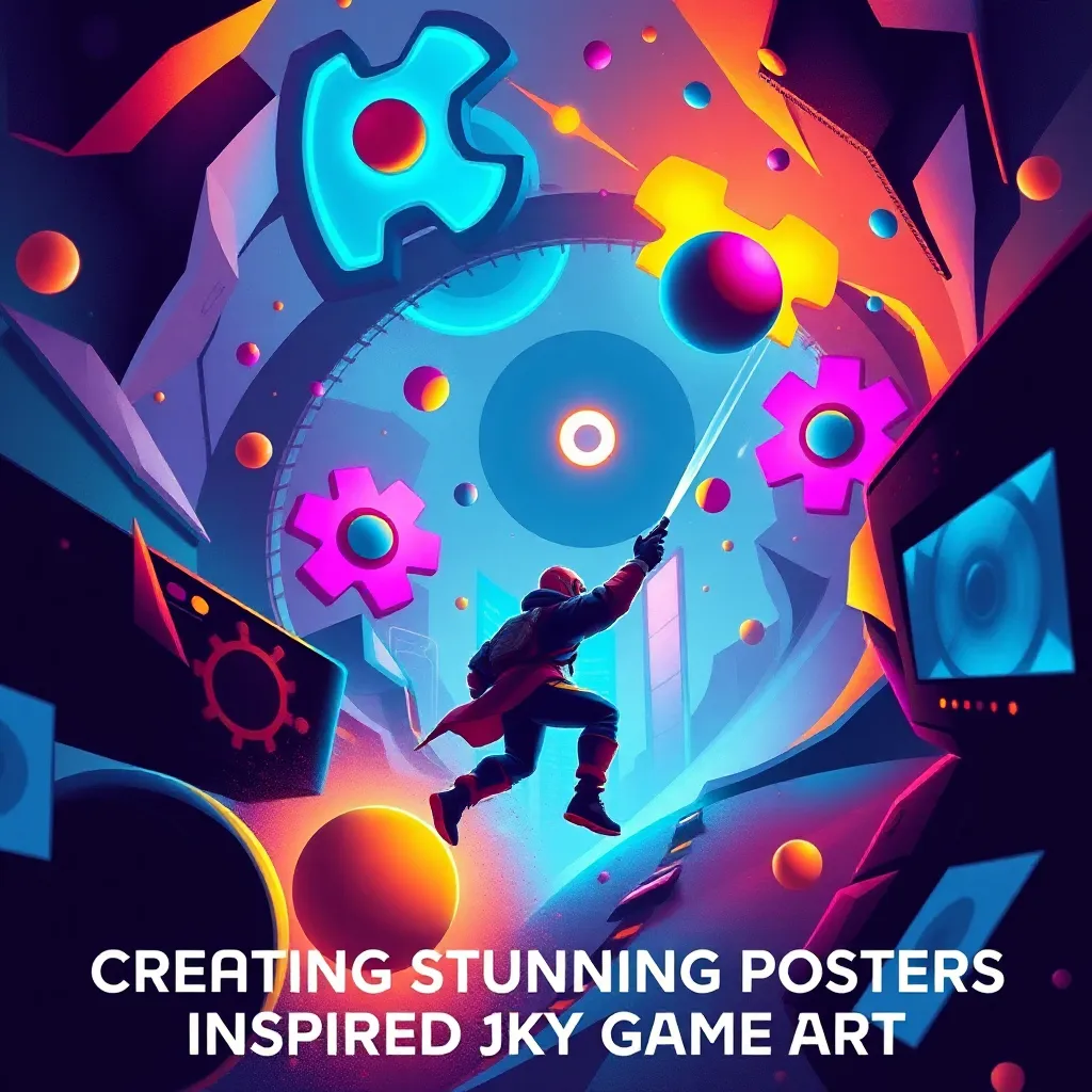 Creating Stunning Posters Inspired by Game Art Style : LevelUpTalk