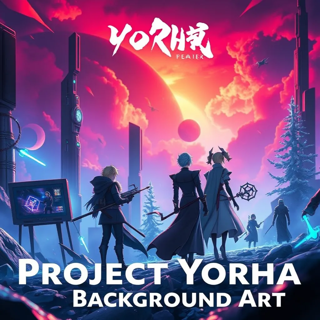 Project Back Rouand Searching for High-Quality Project Yorha Background Art : LevelUpTalk