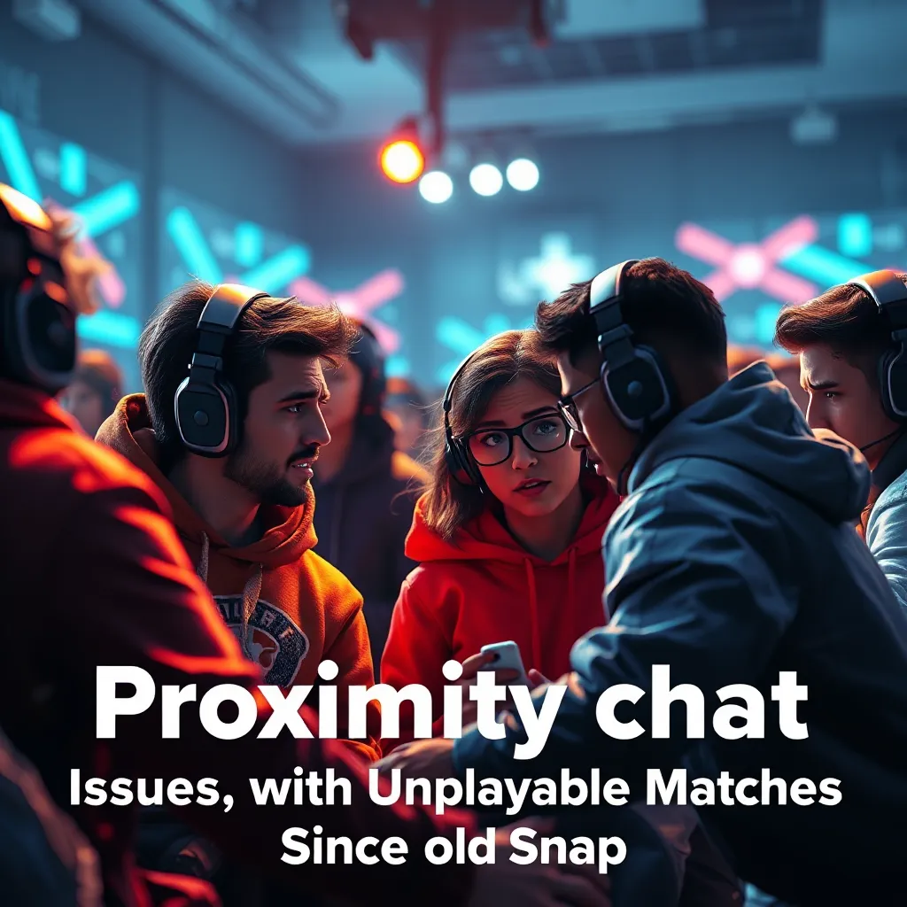 Proximity Chat Issues: Unplayable Matches Since Cold Snap : LevelUpTalk