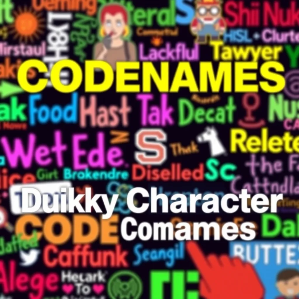 Side Code Names Bizarre Codenames from Randomized Character Creation : LevelUpTalk