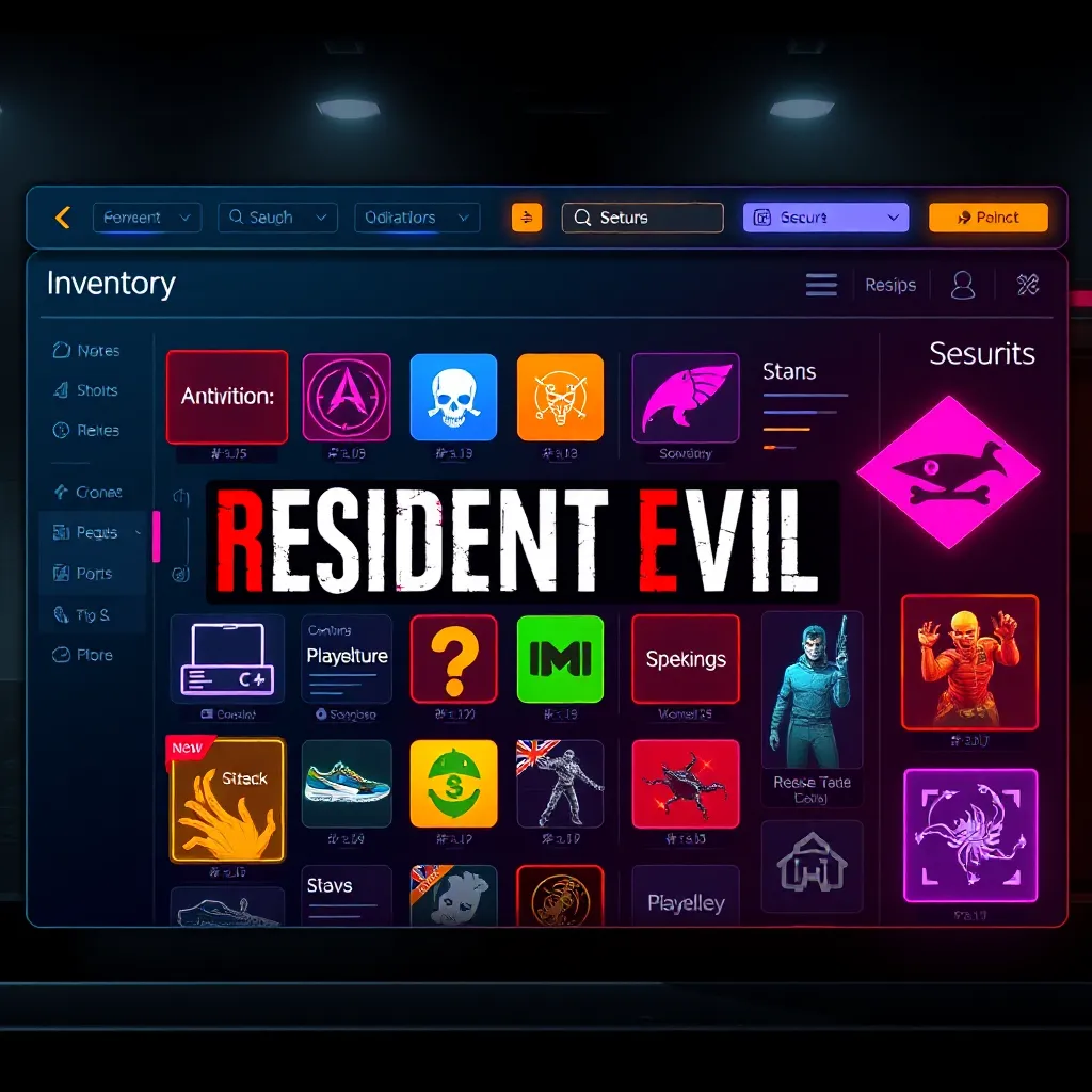 Capcom's RE Franchise: Time to Refresh Inventory UI : LevelUpTalk
