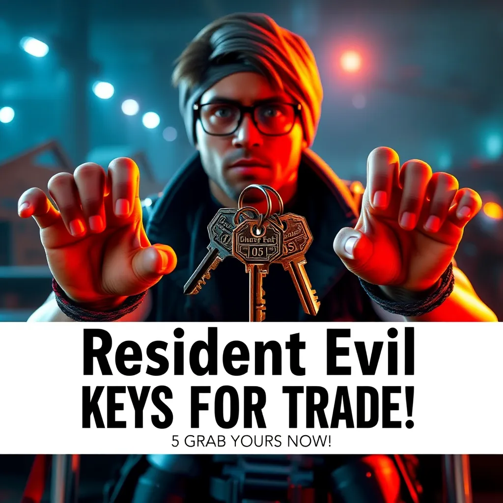 Resident Evil Keys Up for Trade: Grab Yours Now! : LevelUpTalk