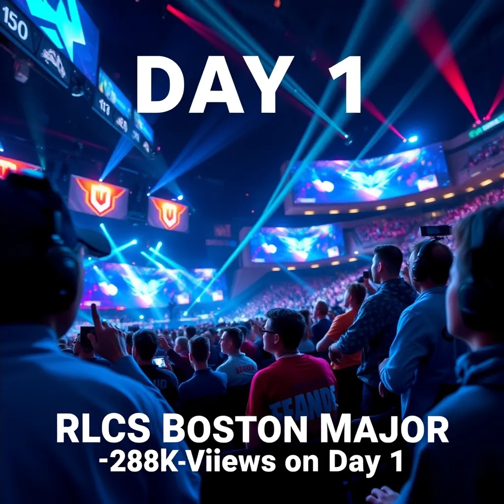 RLCS Boston Major Draws 288K Views on Day 1 : LevelUpTalk