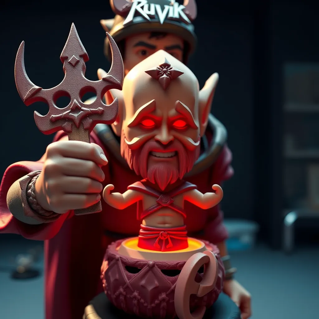 Beginner Sculptor Excels with Ruvik Figurine Creation : LevelUpTalk