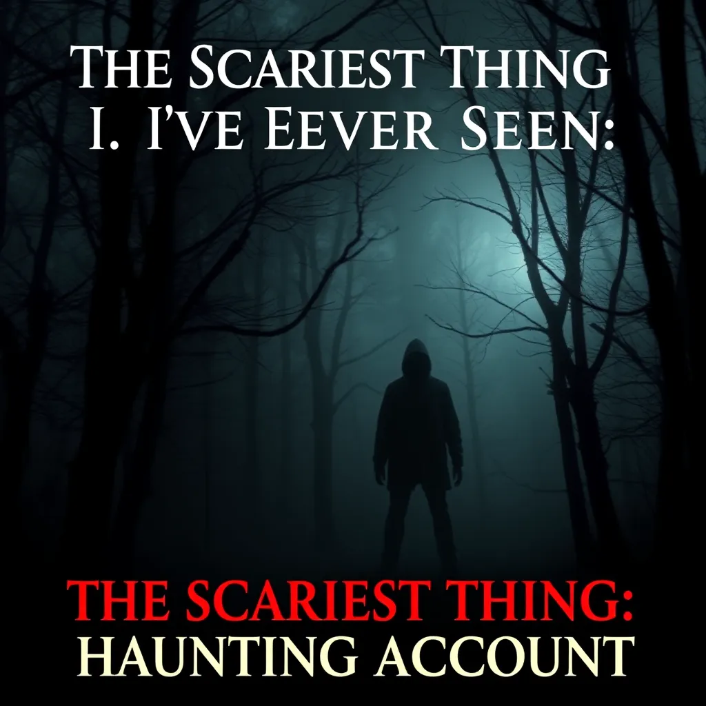 The Scariest Thing I've Ever Seen A Haunting Account LevelUpTalk(00)