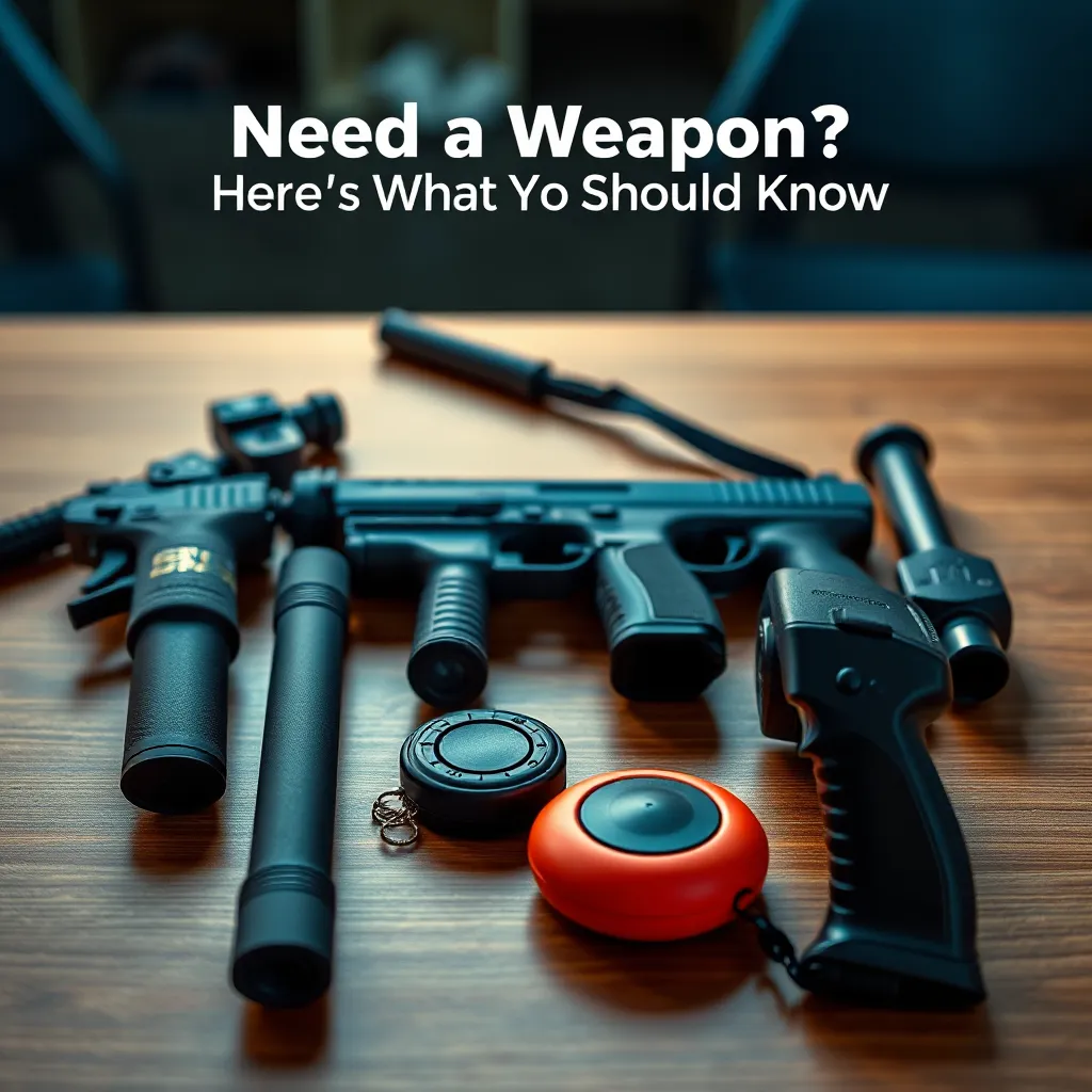 Need a Weapon? Here’s What You Should Know : LevelUpTalk