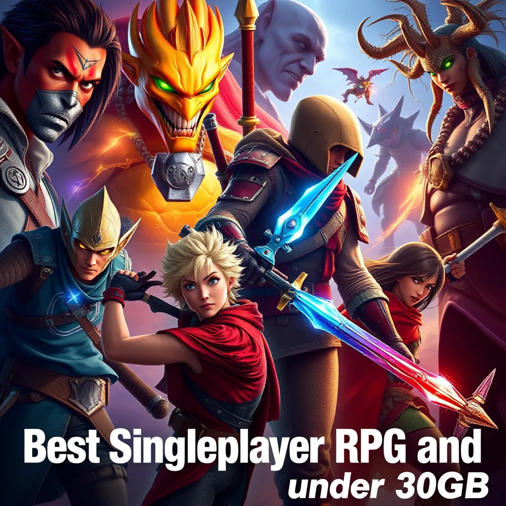 Best Singleplayer RPGs and Roguelikes Under 30GB : LevelUpTalk