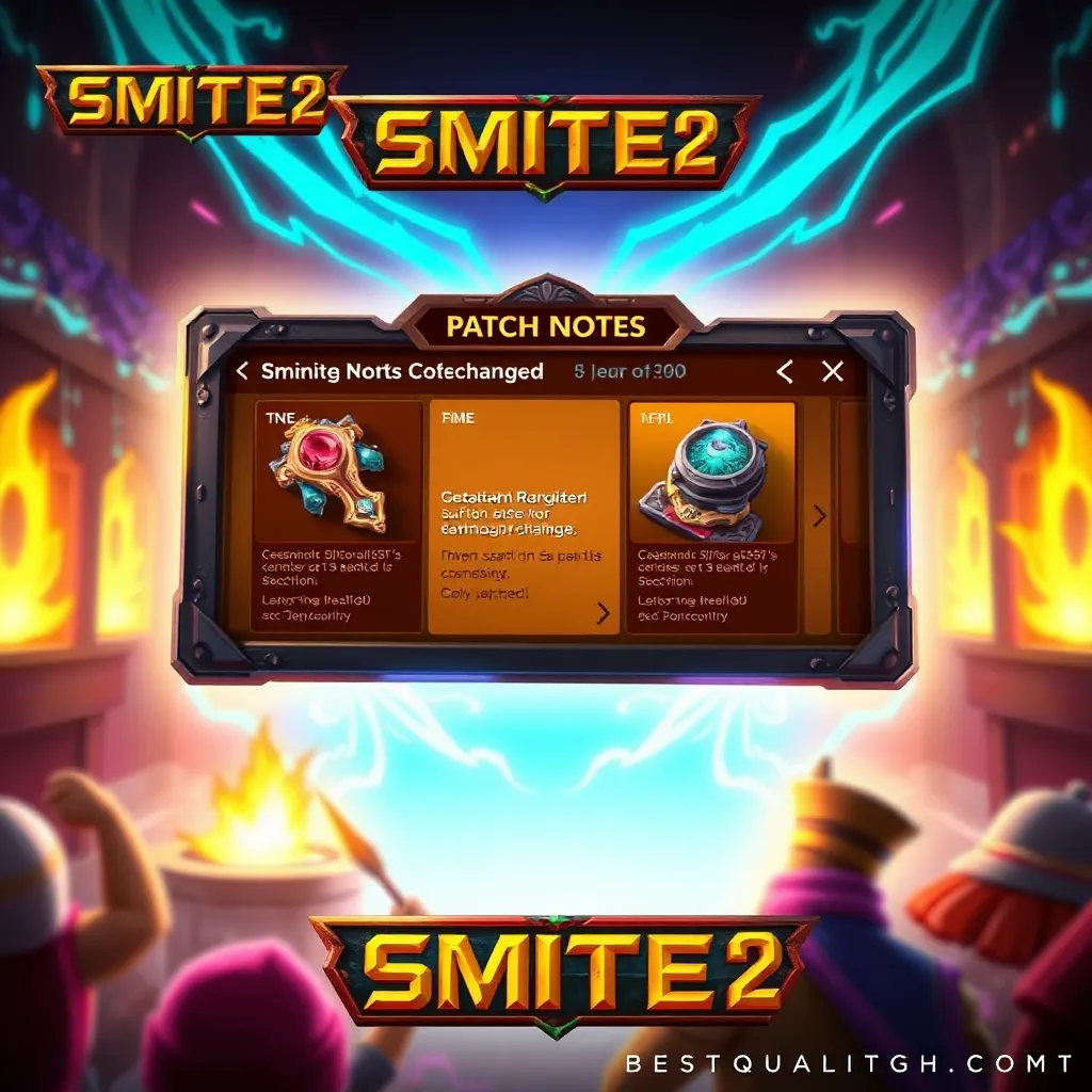 OB17 Patch Notes Preview: Major Item Changes in Smite 2 : LevelUpTalk