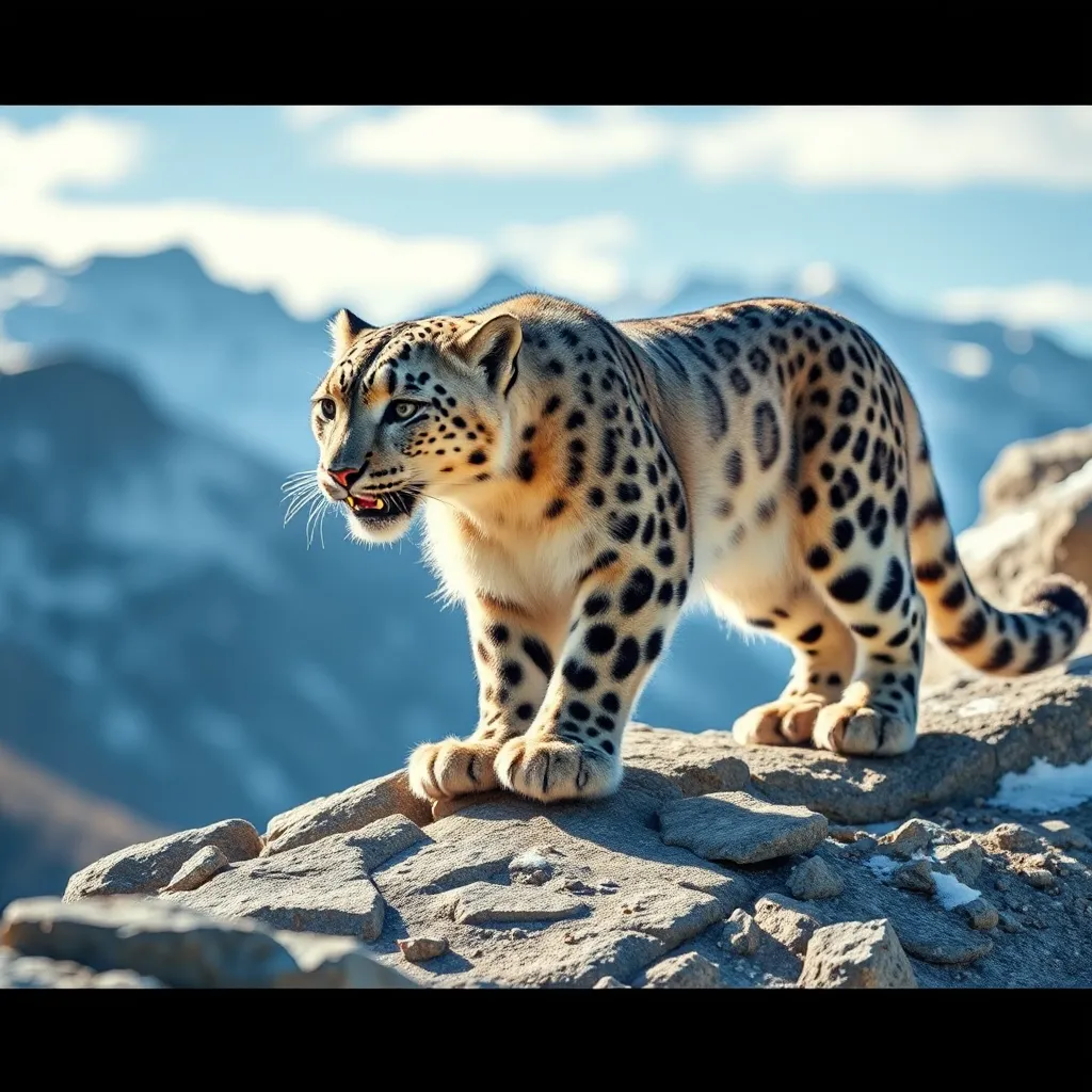First Snow Leopard Sighting Marks Exciting Year Ahead : LevelUpTalk