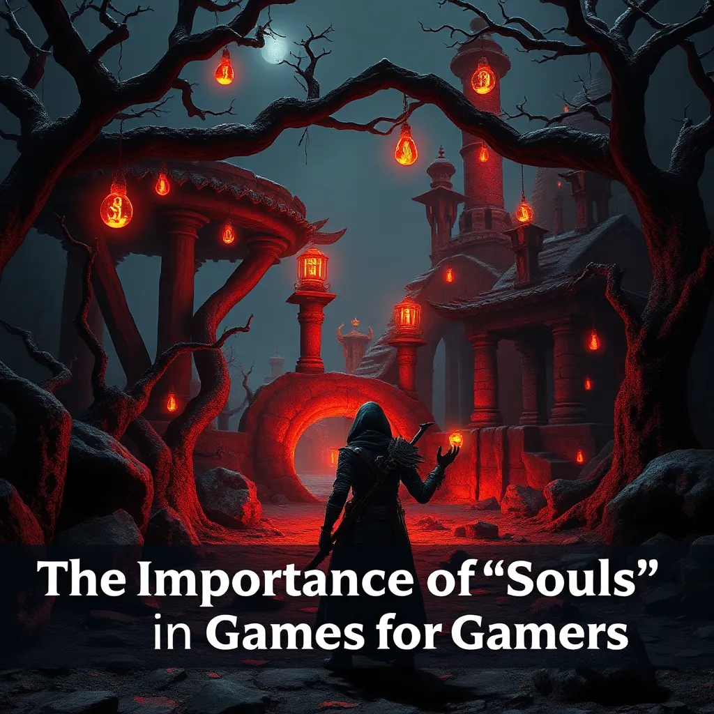 The Importance of 'Souls' in Soulslike Games for Gamers : LevelUpTalk