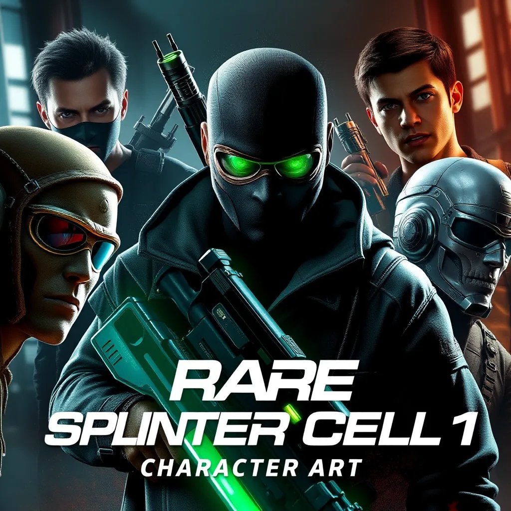 Exploring Rare Character Art from Splinter Cell 1 Press Kit : LevelUpTalk