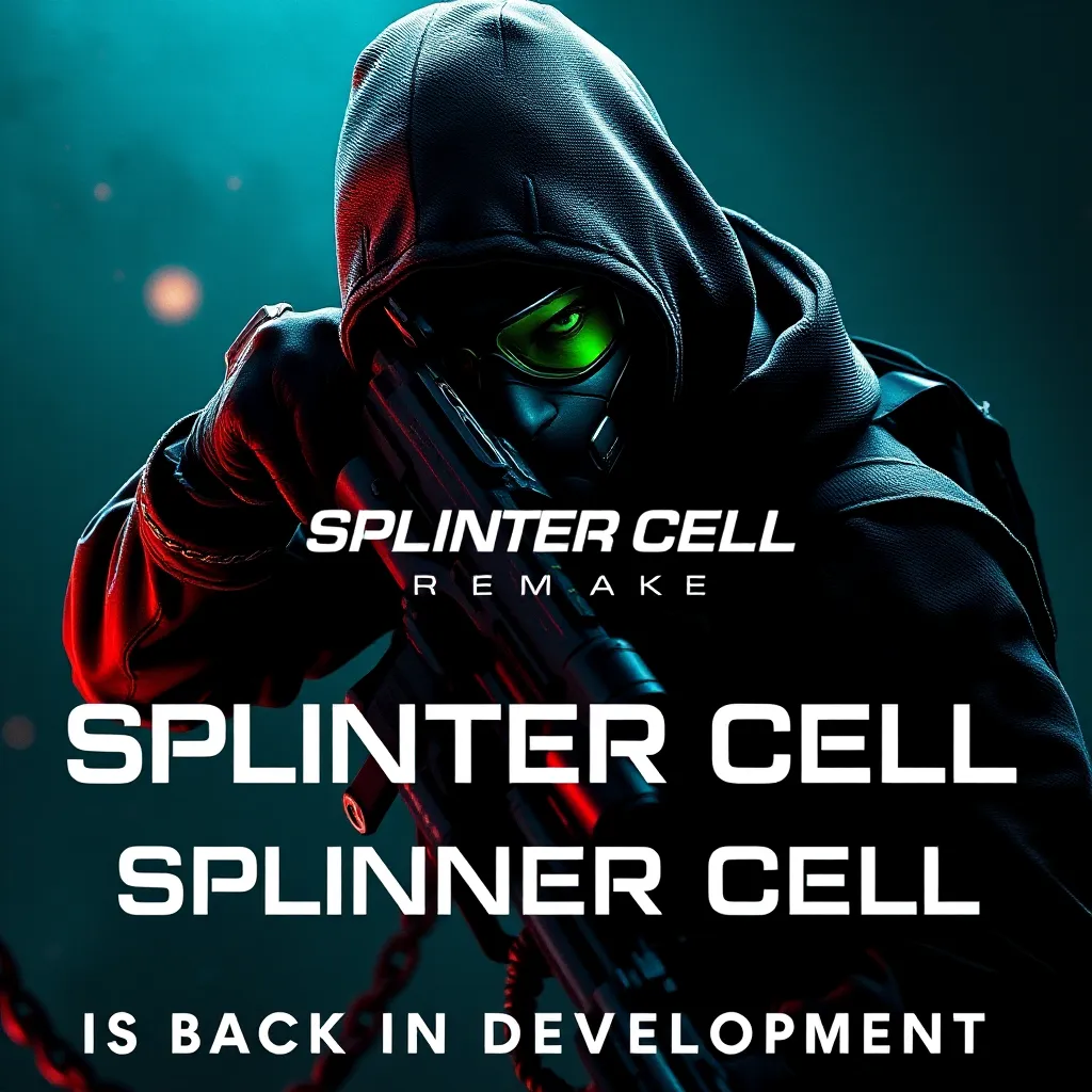 Exciting News: Splinter Cell Remake Is Back In Development : LevelUpTalk