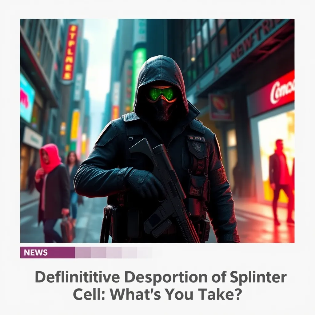 Definitive Depiction of Splinter Cell: What's Your Take? : LevelUpTalk