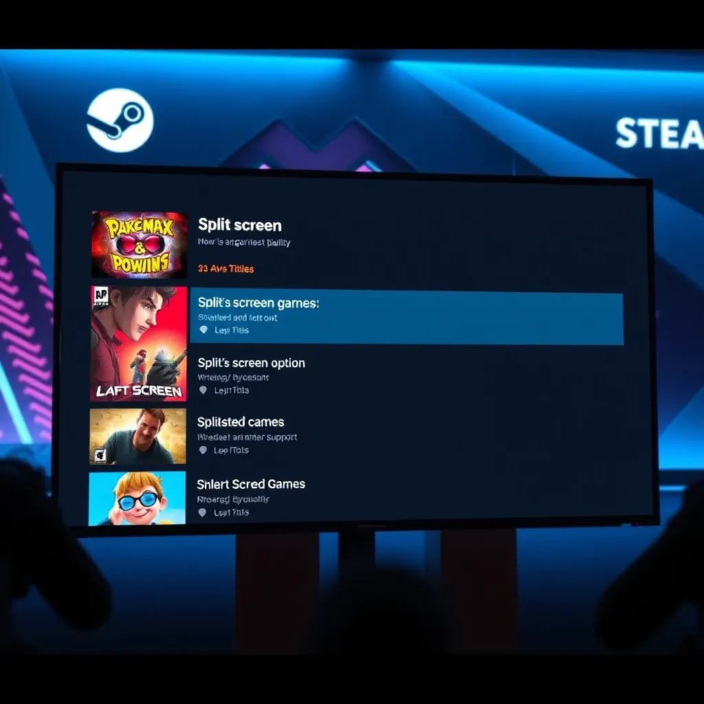 Steam Console Split Screen Features: What to Expect : LevelUpTalk