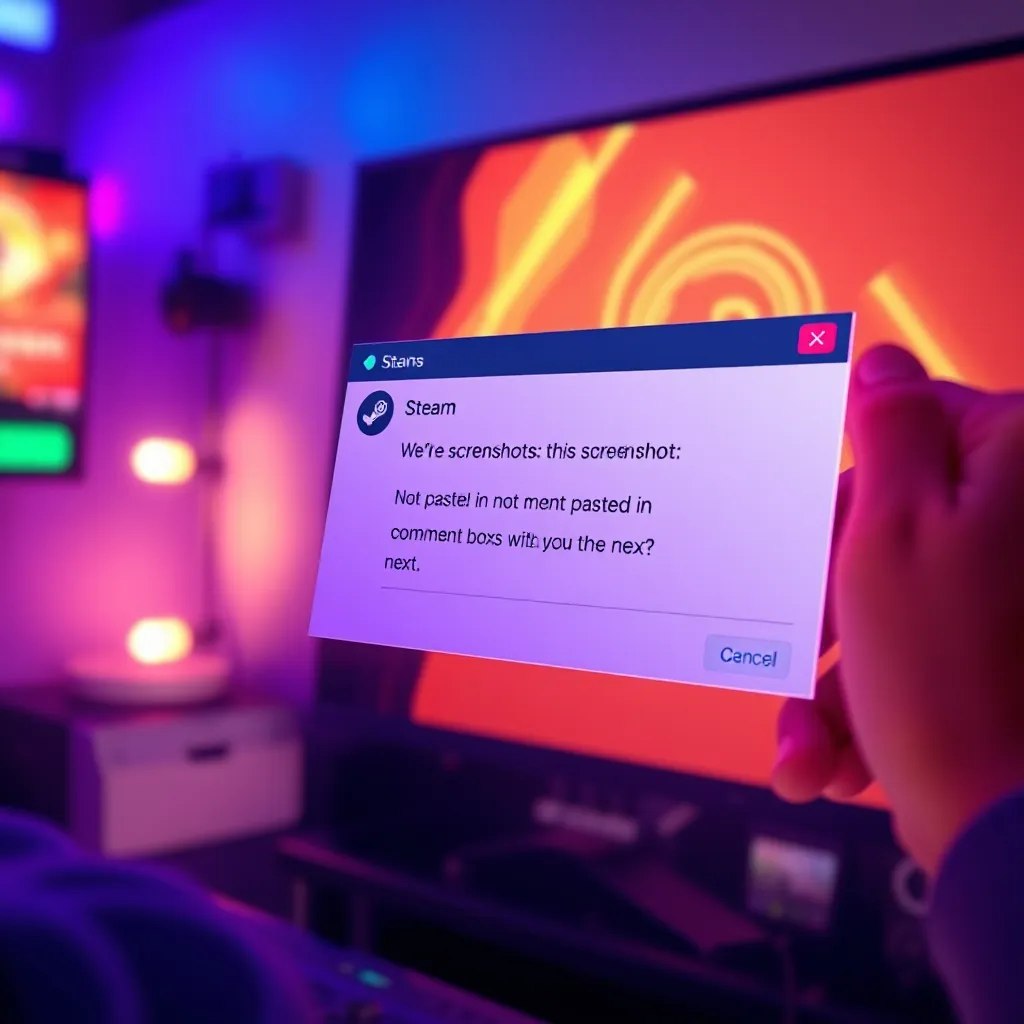 Steam Screenshots Won't Paste into Comment Boxes: Solutions : LevelUpTalk