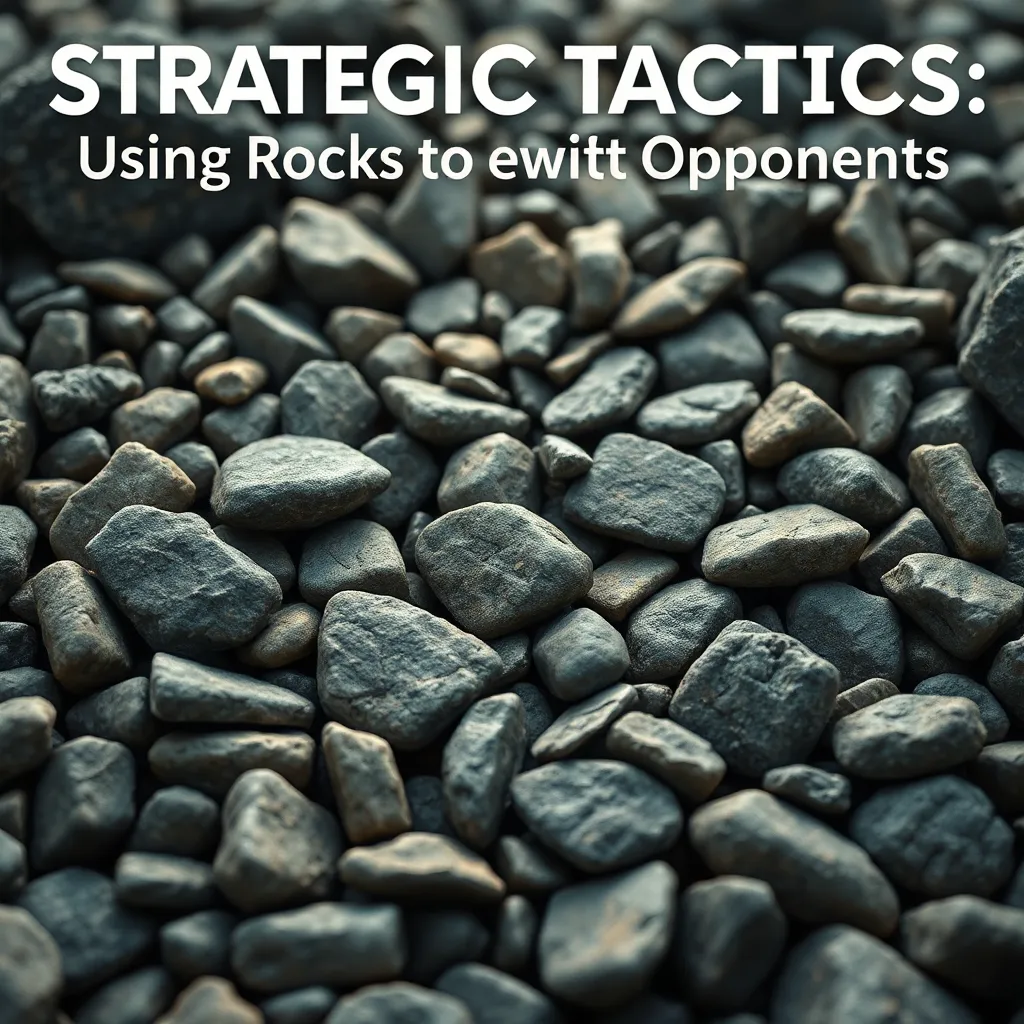 Strategic Tactics: Using Rocks to Outwit Opponents : LevelUpTalk