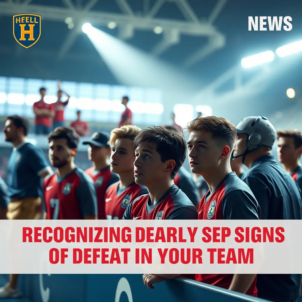 Team First Sign Recognizing Early Signs of Defeat in Your Team : LevelUpTalk