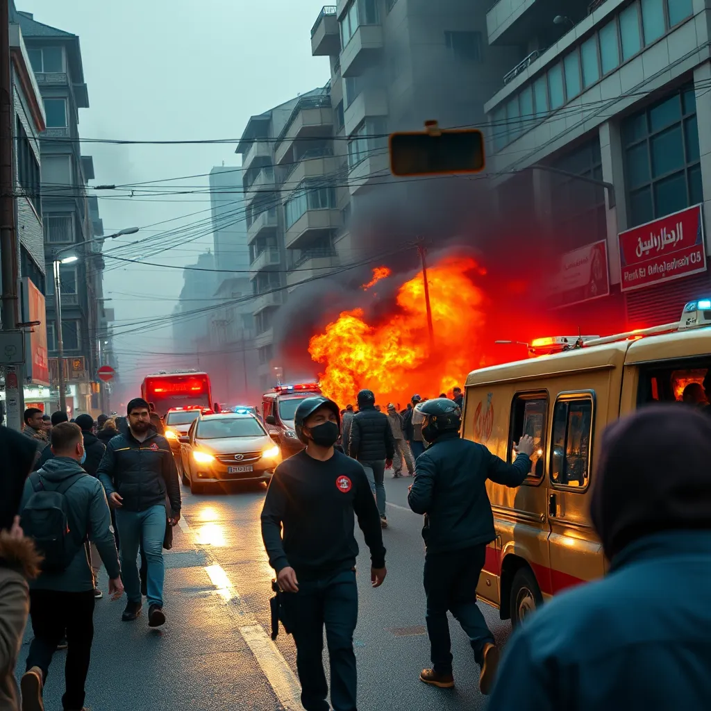 Live Stream Captures Bombing Incident in Tehran : LevelUpTalk