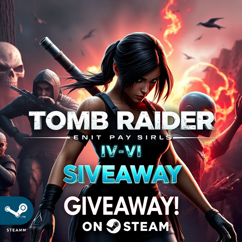 Tomb Raider and Vampire Survivors Giveaway on Steam! : LevelUpTalk