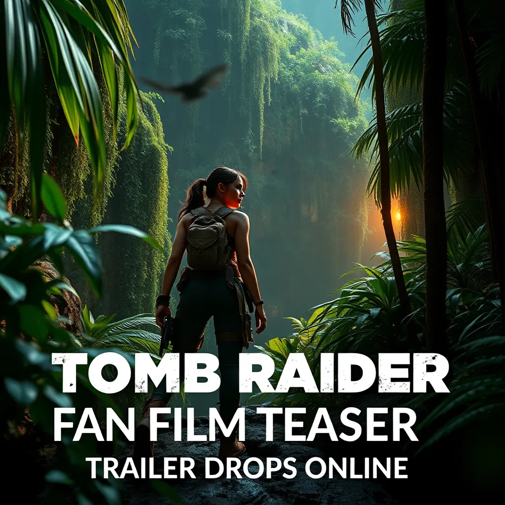 TOMB RAIDER Fan Film Teaser Trailer Drops Online LevelUpTalk tomb-raider-fan-film-teaser-trailer-drops-online-leveluptalk