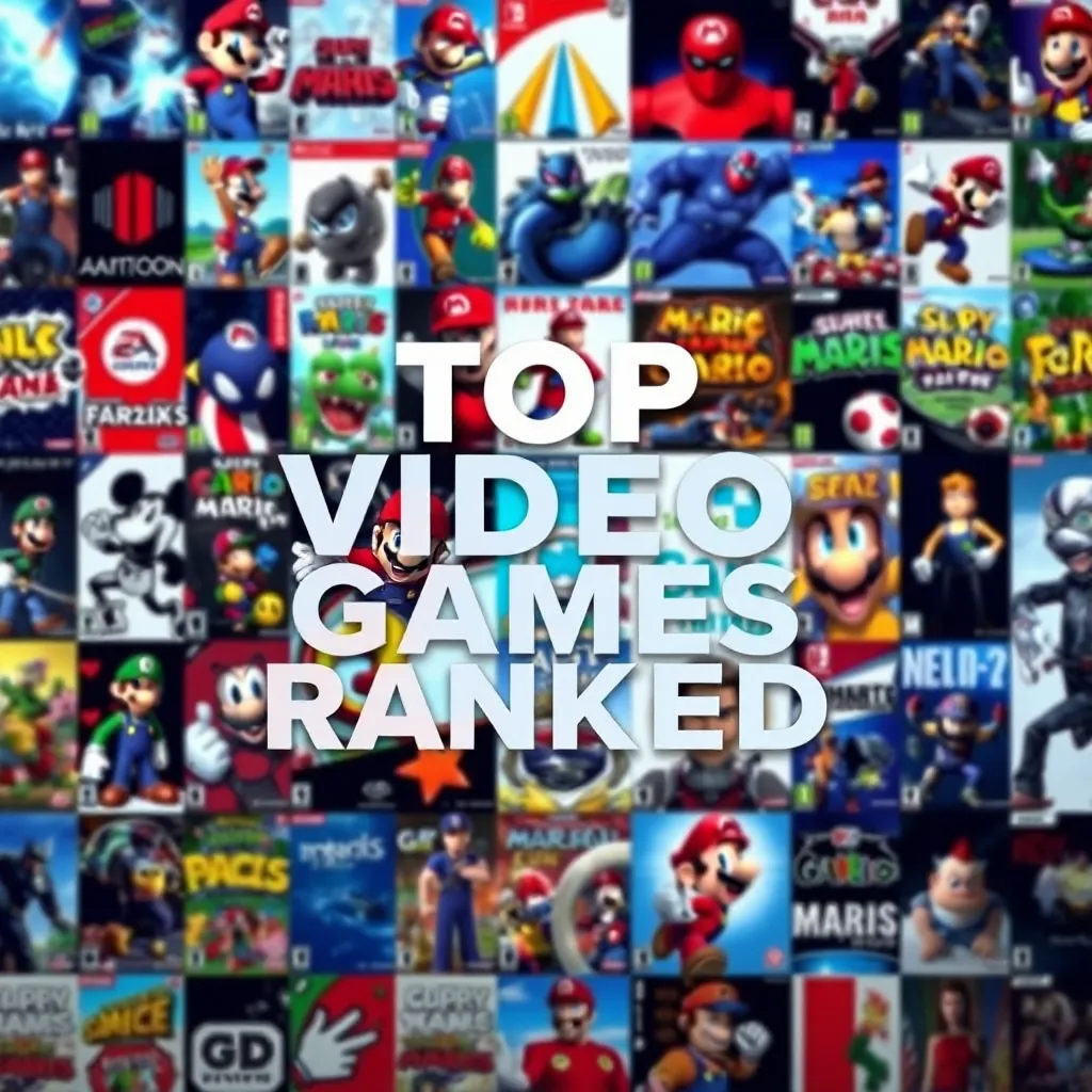 Video Game Raking Top 25 Games of All Time Ranked for Gamers : LevelUpTalk