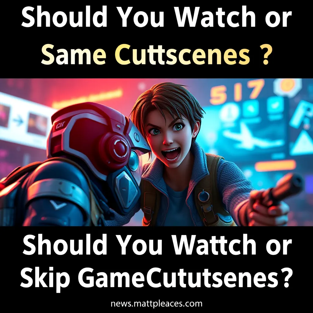 Should You Watch or Skip Game Cutscenes? : LevelUpTalk