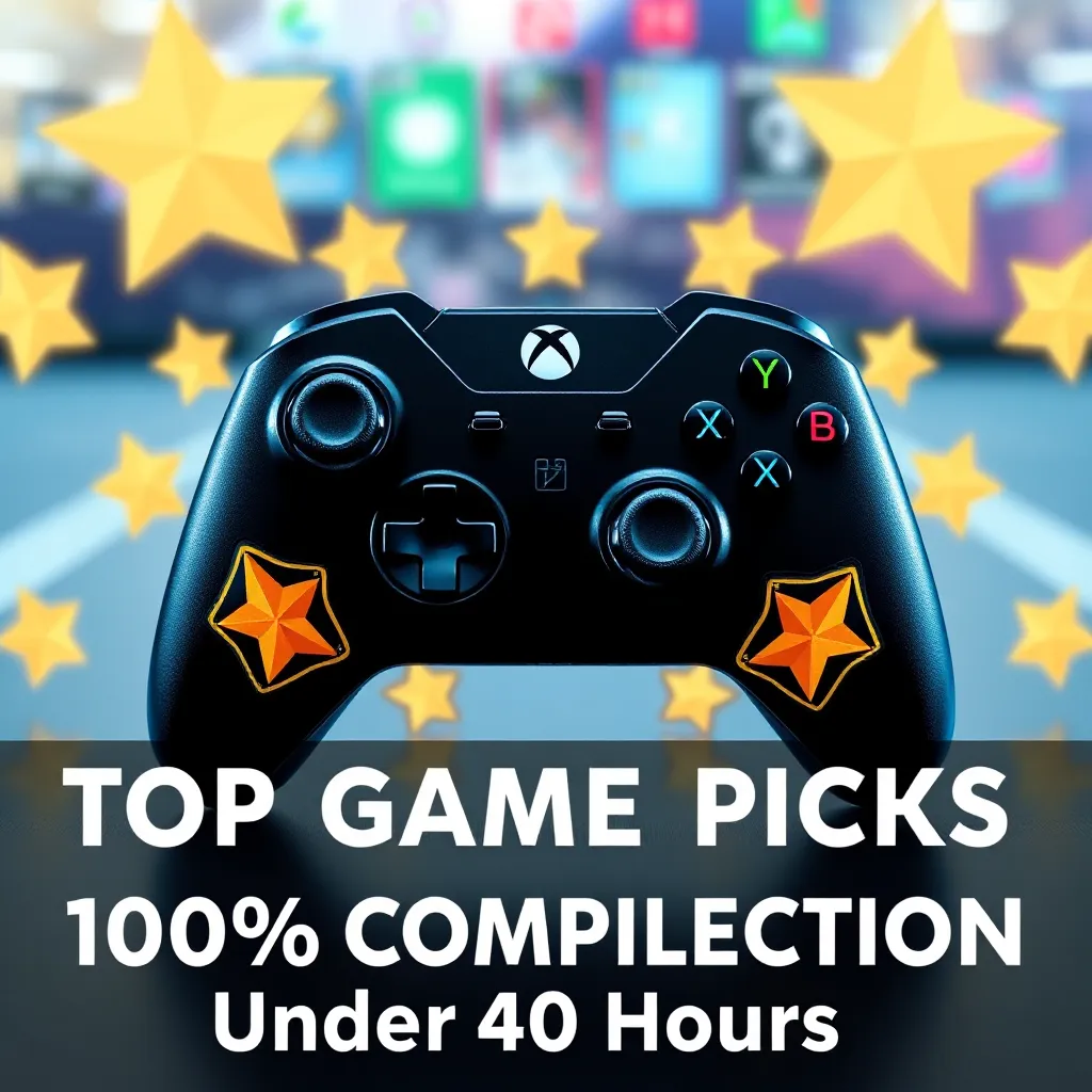 Quick Video Games Top Game Picks for Quick 100% Completion Under 40 Hours : LevelUpTalk