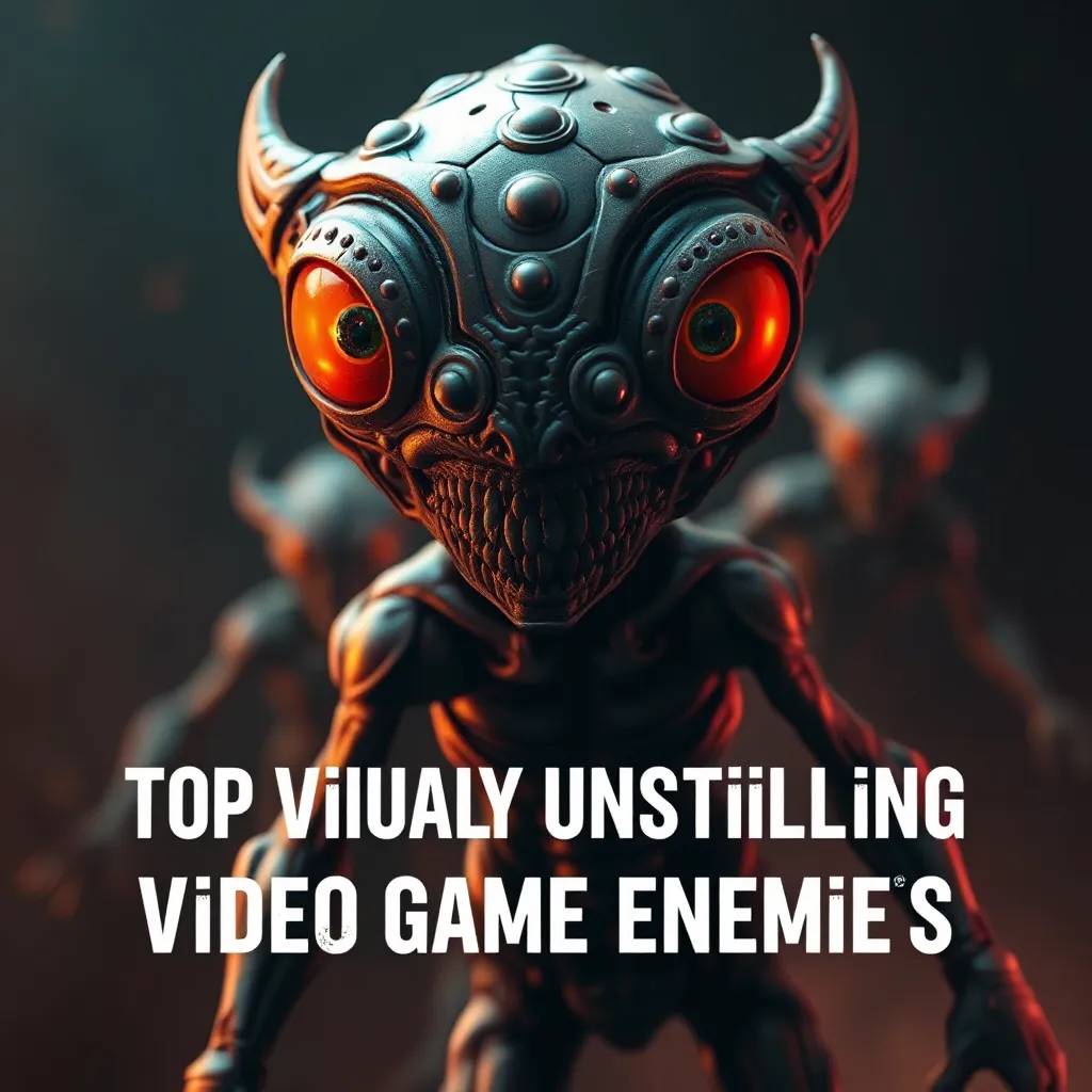 Top Visually Unsettling Video Game Enemies Revealed : LevelUpTalk